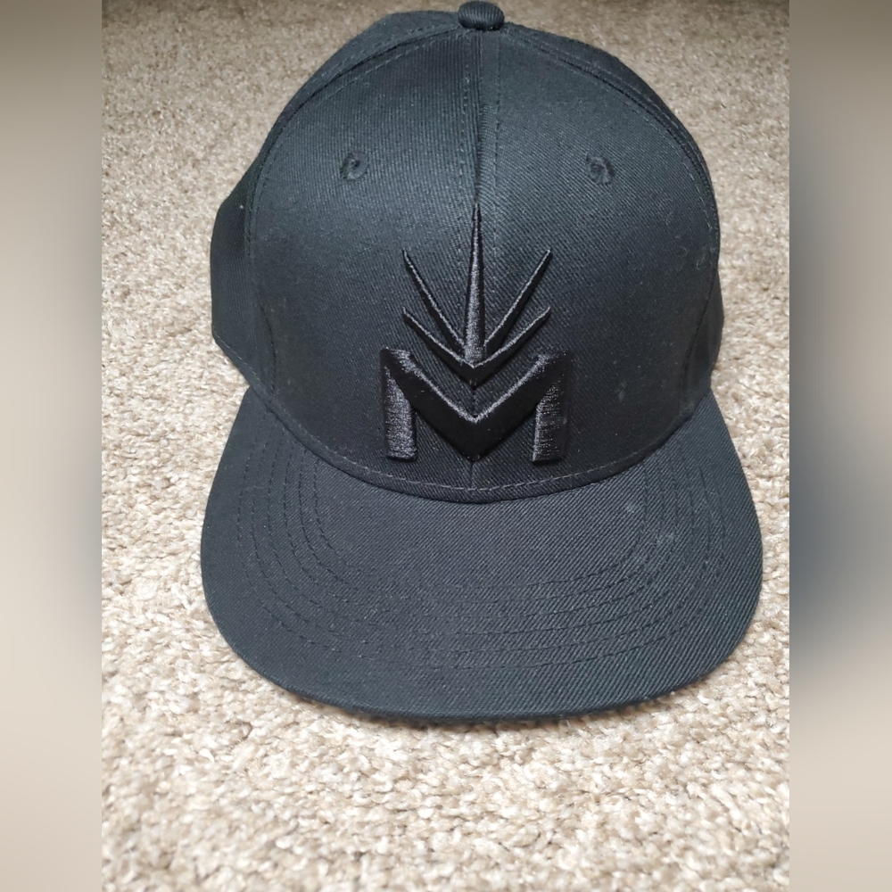 Matrix Double Black Stitch Adjustable Mens Hat